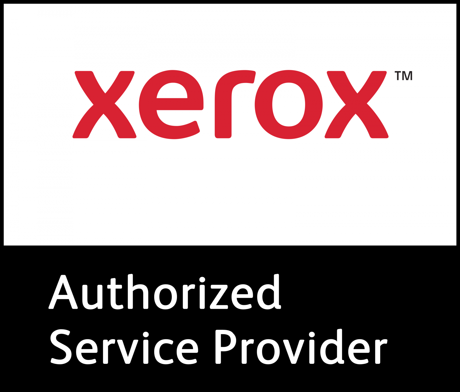 Das Xerox Authorized Service Provider Siegel