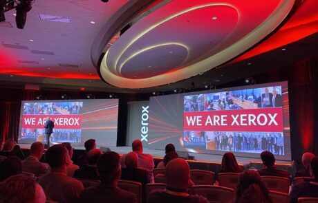 Xerox Vortrag für die Teilnehmer